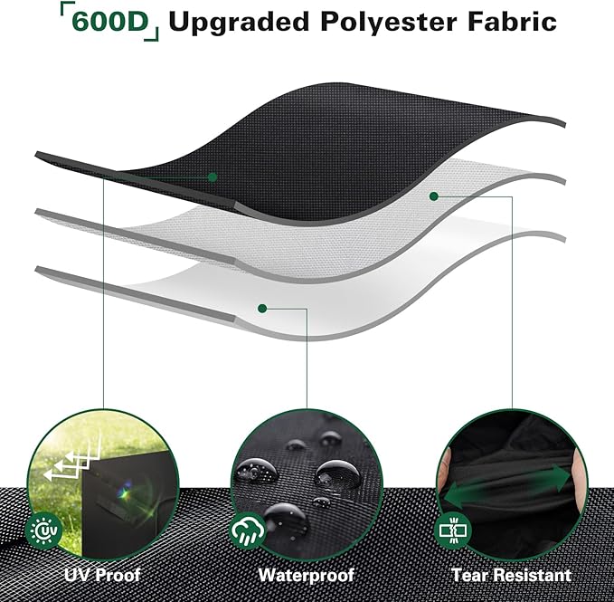 Grill Cover Fits for Blackstone 1555 Tailgater Gas Grill and Griddle Combo, 600D Heavy Duty BBQ Waterproof Flat Top Gas Outdoor Griddle Cover