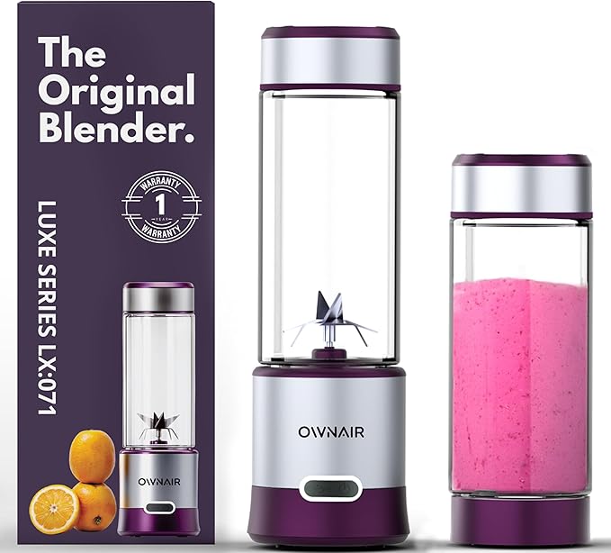 Portable Blender For Smoothie & Juices, Portable Juicer mixer grinder, baby food blender, Type C, 5000 mah battery, Smoothie maker blender, 450ml, Stainless Steel, 240 Watts, Grey