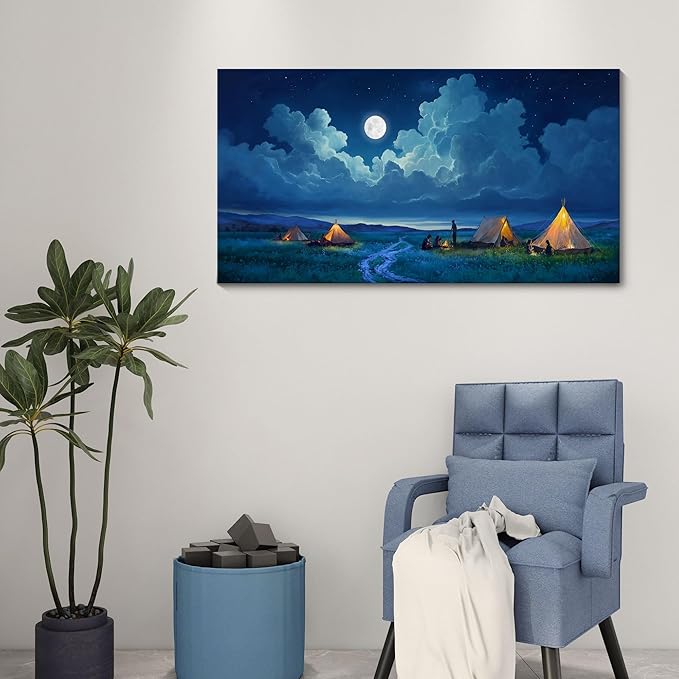 YDYSUNE Landscape Wall Art - Nature Artwork for Walls - Scenery Canvas Wall Art - Forest Painting for Living Room - Rustic Farmhouse Decor - Wall Pictures for Bedroom 20×40IN