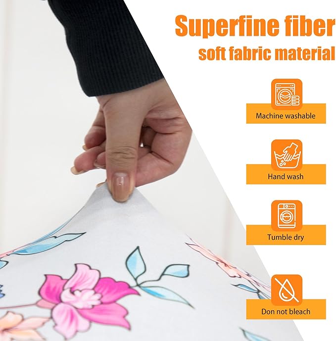 Radiant & Dazzling RV Dinette Cushion Covers - 2 Backrest & 2 Bench Covers, Stretchable Slipcovers for Camper Couch Replacement