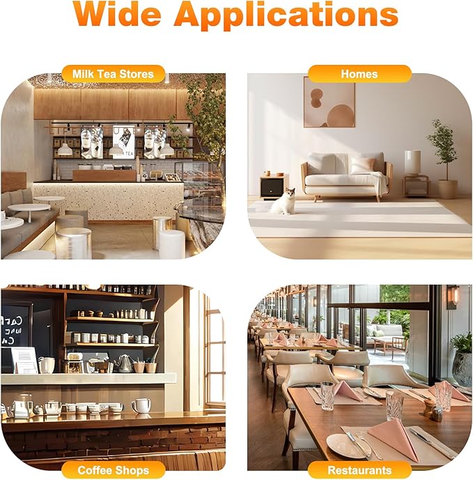 Commercial Electric Milkshake Maker 100W High Torque, 2-Speed Stainless Steel Blender with 500ml Cup, Stand Mixer for Shakes/Smoothies/Frappe (Home & Cafe Use)