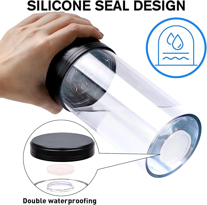 SENCU Jellyfish Lamp, LED Jelly Fish Light Lamp with 7 Color Changing USB Powered Relax Mood Aquarium Night Light Gift for Kids Men Women Home Office Table Room Decor