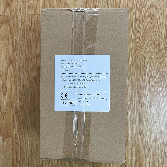 Abstract Sculpture Decor Modern Arts Flame Figurine Table Centerpiece Statue Polyresin White 16.5 inch