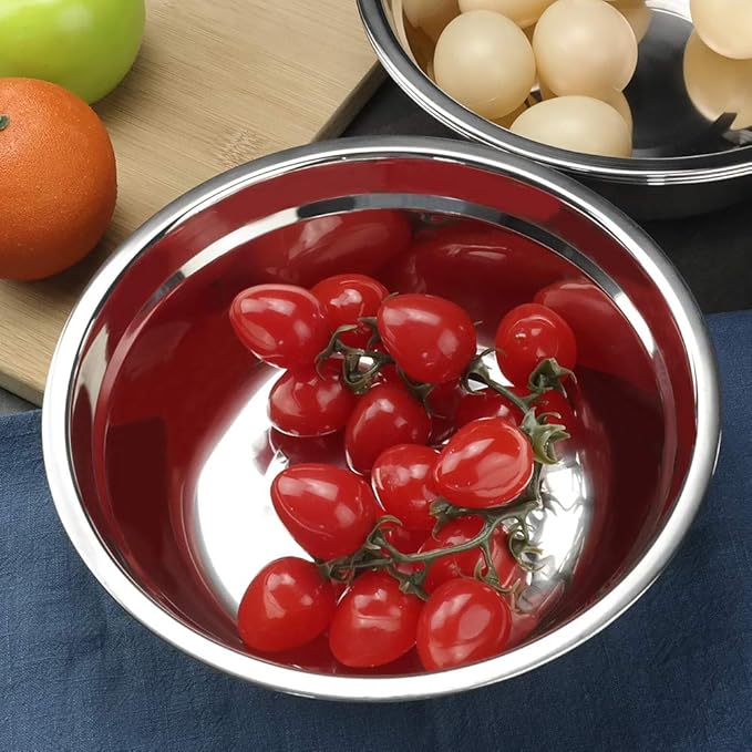 6-Pack Stainless Steel Mixing Bowl, Serving Bowls