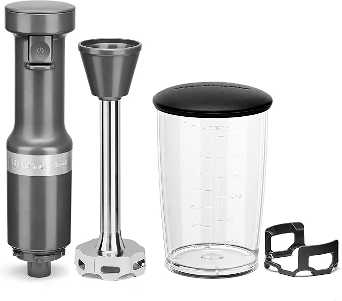 KitchenAid Variable Speed Corded Hand Blender KHBV53, Charcoal Grey