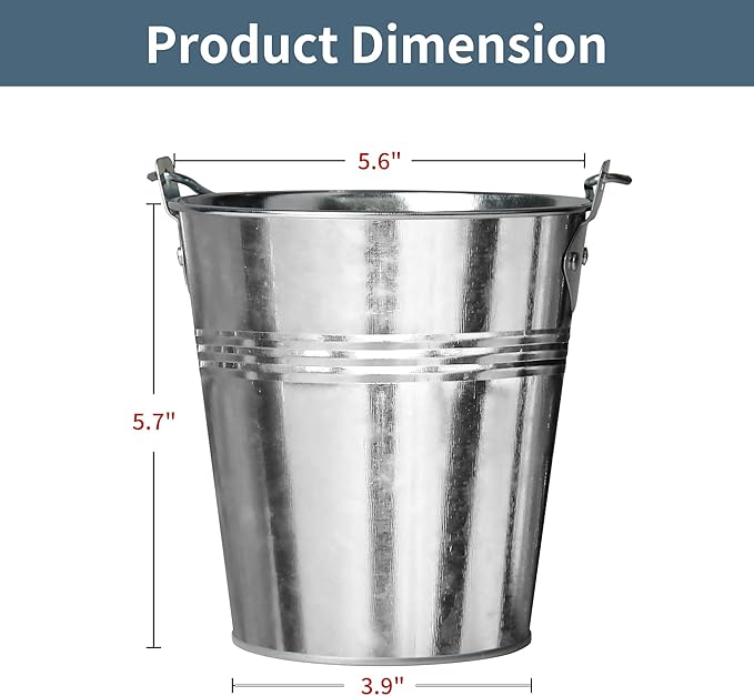 Grease Bucket for Pellet Grill Smokers – Heavy Duty Galvanized Steel Drip Catcher, Rust-Proof 5.6" Diameter, Easy Clean BBQ Accessory