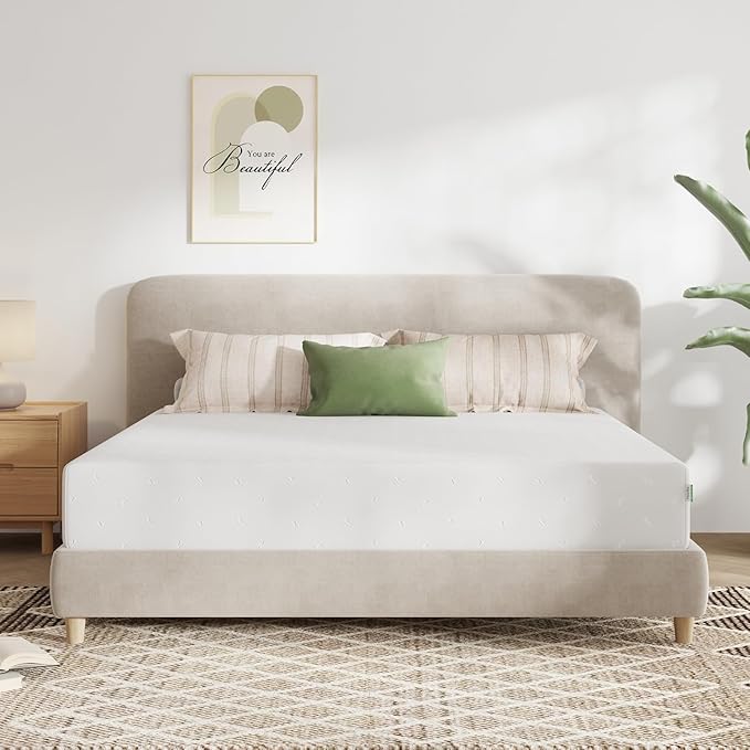 Novilla Queen Size Mattress, 10 Inch Memory Foam Mattress Queen for Supportive & Pressure Relief, Removable Washable Cover,CertiPUR-US Certified Mattresses in a Box, Firm