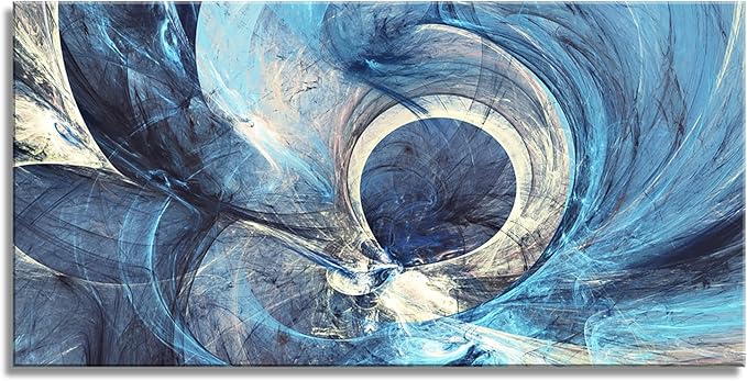 YYYYHPP YP1262 Abstract Wall Art Modern Minimalist Abstract Canvas Painting Blue Canvas Wall Art Print Painting for Wall Decor Home Decor