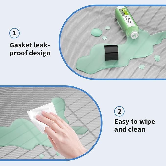 Small 4 Tier Shelves Storage Wire Shelving Unit Metal Shelf Adjustable Organizers Storage Shelving with Wheels for Bathroom Laundry Room Kitchen Pantry12”D x 18”W x 44.8”H White