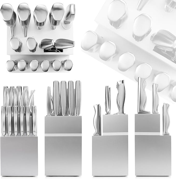 15-Piece Ultra Sharp Kitchen Knife Set with Wooden Block