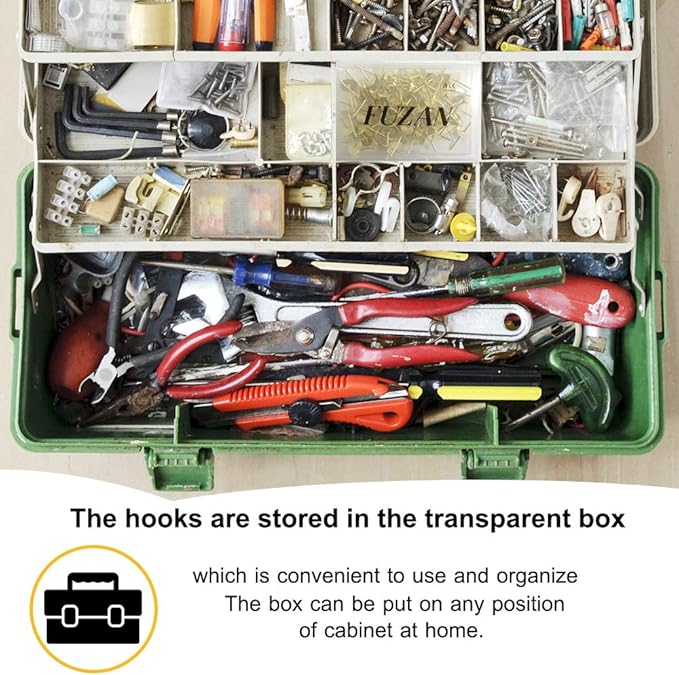 60pcs Picture Hangers, 20lbs Picture Hanging Hooks, Iron Alloy Nail Hooks, Professional Plaster Picture Hanging Kit on Wooden/Drywall Hanging Hardware for Clock,Mirror,Jewelry Golden