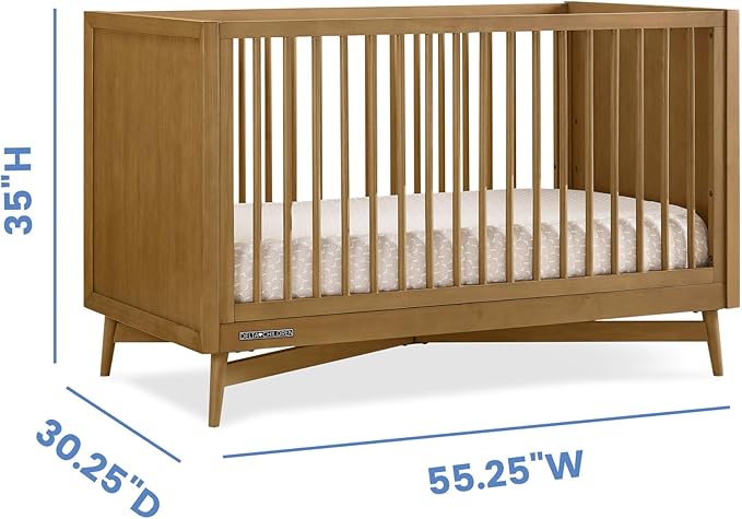Delta Children Dylan 4-in-1 Convertible Crib, Acorn