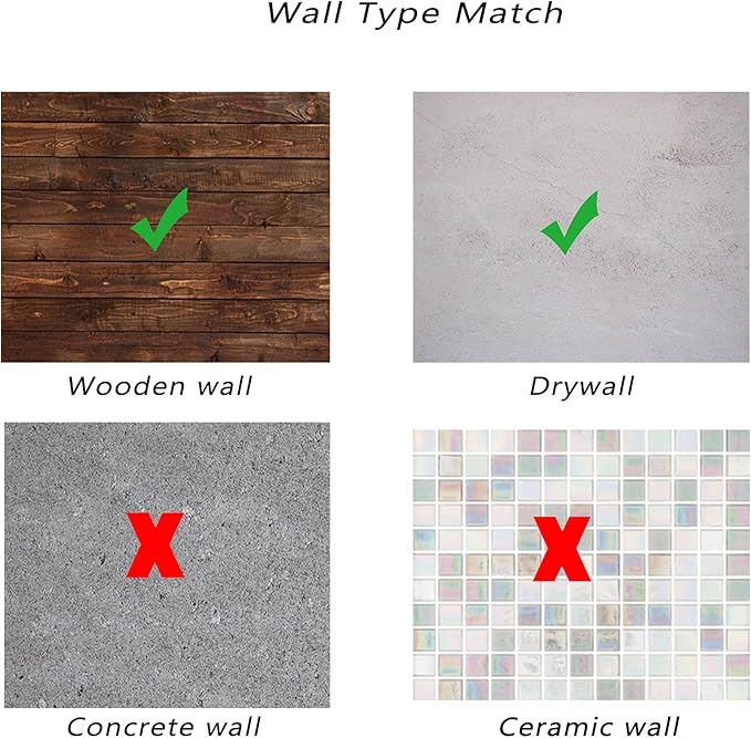 Picture Hanging Kit Heavy Duty 247 Pcs - Assorted Hooks, Nails, D Rings for Wall Mounting on Drywall & Wood, Hardware Set Holds 10-100 lbs