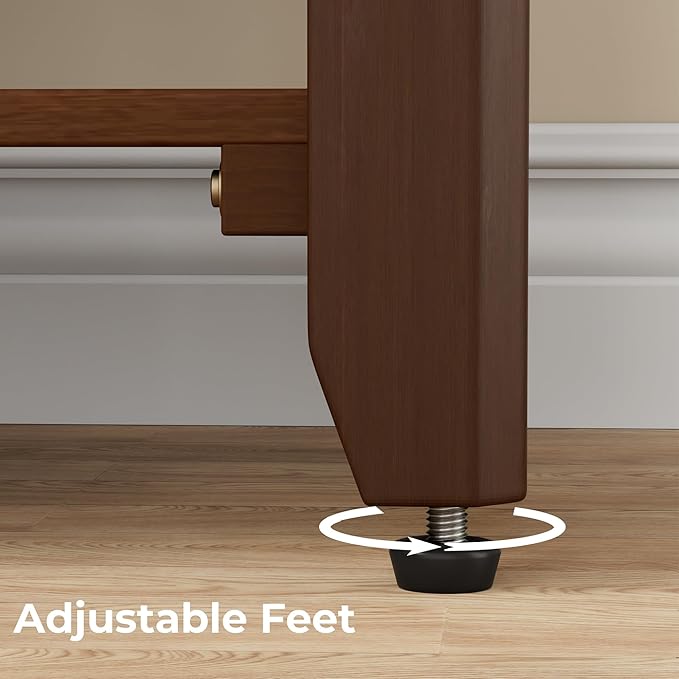 Shoe Rack Bench with Flip-Top Storage, Solid Wood Entryway Bench with Cushion, Adjustable Shelf, for Hallway, Mudroom, Closet – Walnut, 31.5"