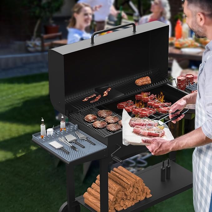 Silicone Griddle Tools Mat for Blackstone, Heat Resistant Spatula Mat, BBQ Grill Tool Rest,Cooking, Silicone Grill Pad,Grey, 1 PACK