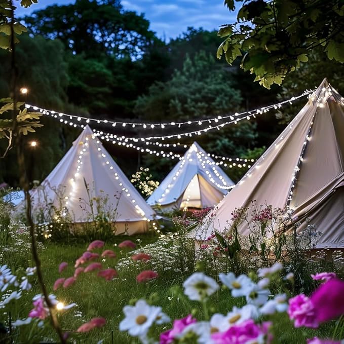 JMEXSUSS 150 LED White Christmas Lights Indoor Outdoor Waterproof, 59 Ft Connectable White String Lights Plug in, 8 Modes Twinkle Fairy Light for Bedroom Room Party Christmas Tree Decor