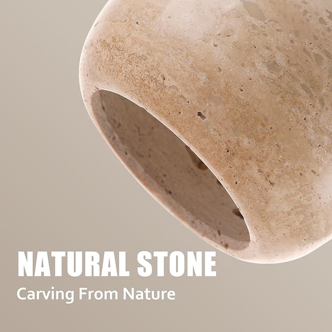 Candle Warmer Lamp With Timer, Adjustable Height Dimmable for Bedroom, Wax Lamp for Scented Candles With Marble, 2 Bulbs House Warming Gifts for Mom (Ball)