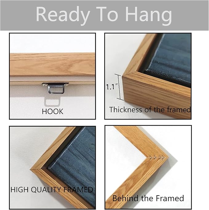 Large Living Room Wall Decor Decoration Canvas Wall Art for Bedroom Modern Framed Art Bedroom Home Brown pictures for Living Room 24x48 Framed Art Landscape Wall Art