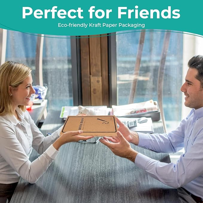 Double-Sided White Board 12x9 inch - Ultra-Thin 0.3" Portable Dry Erase Board with 3 Markers & Anti-Ghosting Surface | Magnetic-Ready | Foldable for Office, School, Travel, Homeschool (Black)