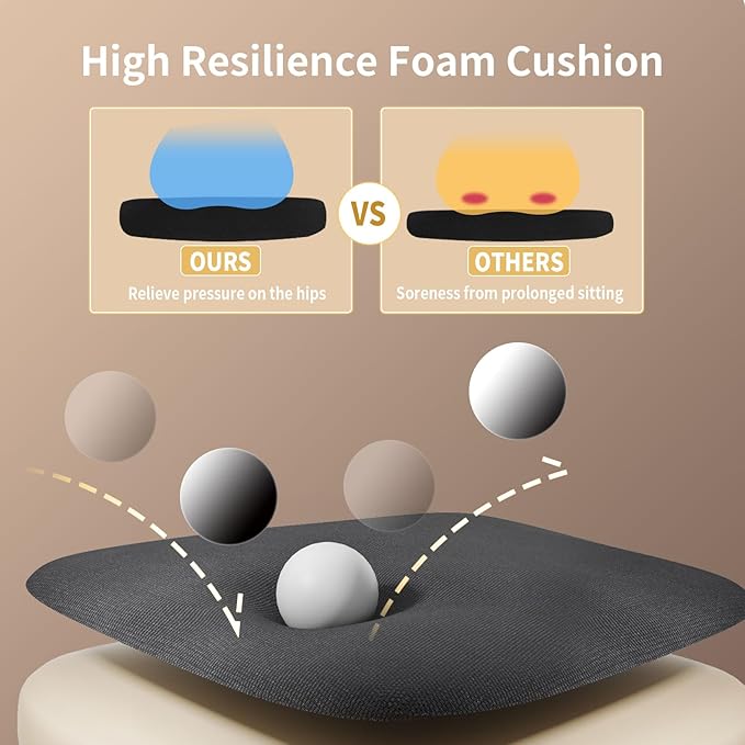 naspaluro Ergonomic Office Chair | Mesh Back, Flip-Up Arms, Lumbar Support | Adjustable Height & Tilt Swivel – Comfortable Desk Chair for Home Office, Study, Work – Black