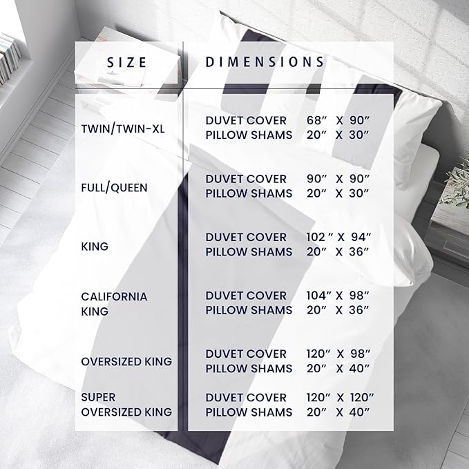 Kotton Culture 120"x120" 3 Pc Super King Plus/Super Oversize King Duvet Cover Set 100% Egyptian Cotton 600 TC Comforter Cover Zipper Closure & Corner Ties -Fits Only Extra Large Inserts -Speared White