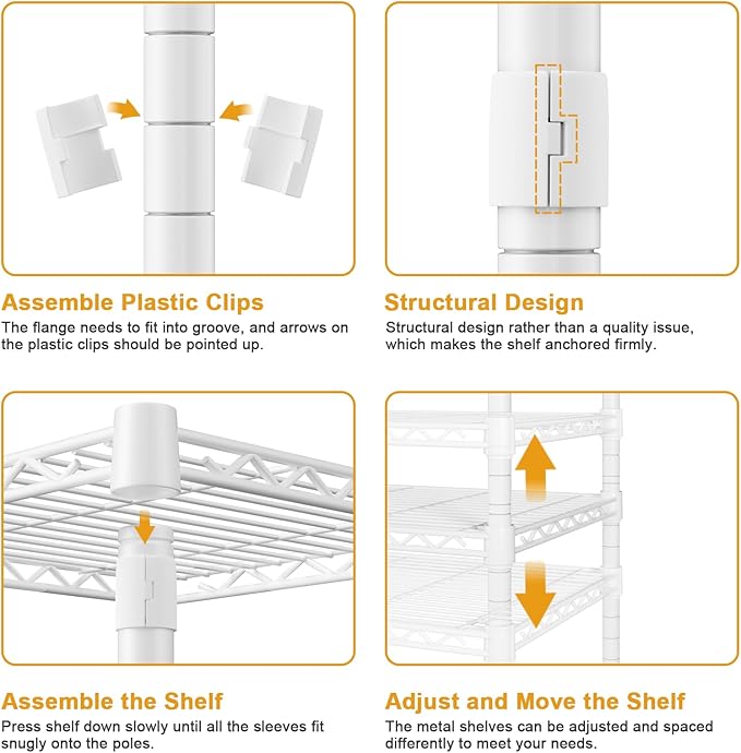 P1 Rolling Clothes Rack Heavy Duty, Metal Closet Clothing Rack with Lockable Wheels, Portable Wardrobe Closet for Hanging Clothes, 35.5" W x 15.7" D x 80.5" H, Hold 500lbs, White