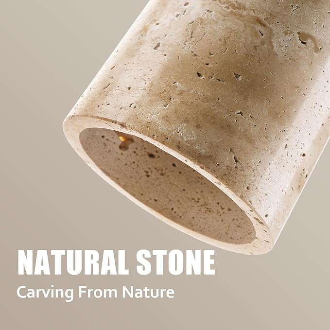 Candle Warmer Lamp With Timer, Adjustable Height Dimmable for Bedroom, Wax Lamp for Scented Candles With Marble, 2 Bulbs House Warming Gifts for Mom (Cylinder)