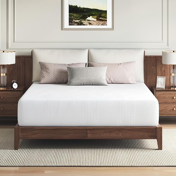 Novilla King Size Mattress in a Box, 14 Inch King Mattress, Gel Memory Foam Mattresses for Cooling Night Sleep & Pressure Relief, CertiPUR-US Certified