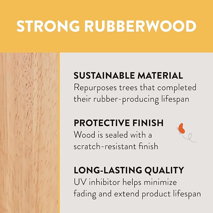 Wooden Ladderback Chairs, 12", Kids Furniture, Natural, 2-Pack