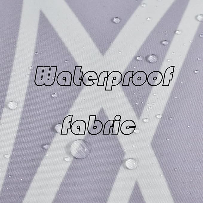 Punkray Ombre Purple Shower Curtain for Bathroom with Hooks, White Shower Curtain Set, Stripe Bath Curtains Decorative Shower Curtains Water Repellent Washable, 72 x 72