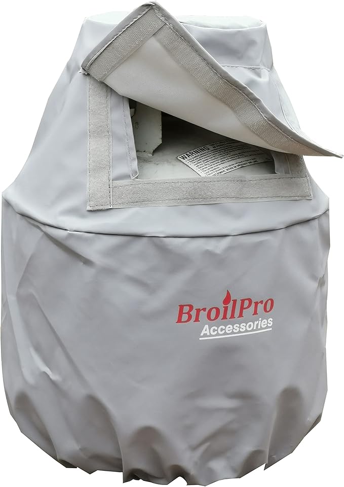 Propane Tank Cover Fits 20-Pound Steel Propane Cylinder - Grey