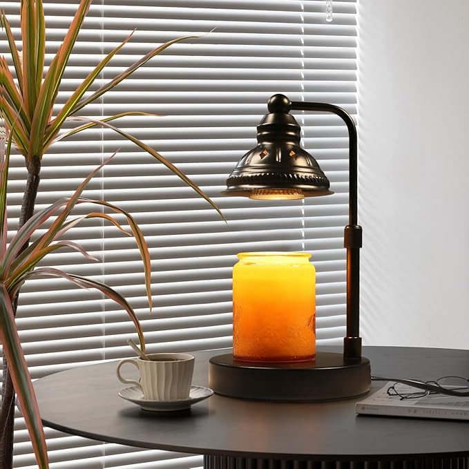 LIDORE Candle Warmer, Candle Warmer Lamp with Timer, Candle Lamp with USB Charger, Gift for Mothers Day Valentines Day Christmas New Year, Home Decor, Aromatherapy Warmer for Yoga