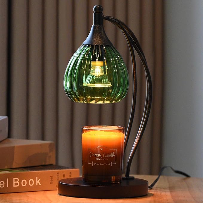 Candle Warmer Lamp, Electric Candle Warmer with Timer Dimmer - Candle Lamp Warmer for Scented Jar Candles - Candle Melter Lamp for Housewarming Gifts New Home Decor