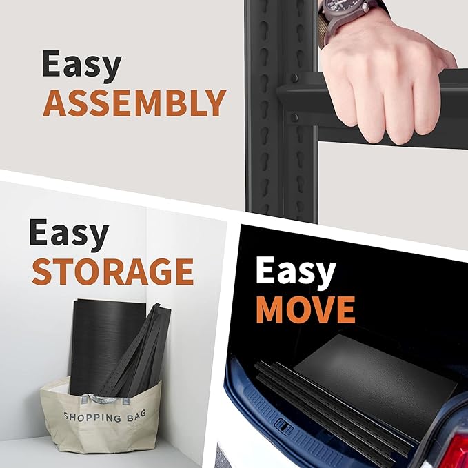 40" W Metal Garage Shelving Unit 3500LBS Metal Storage Shelves 5 Tier Adjustable Shelving Unit Garage Shelves for Kitchen Warehouse Pantry Basement, 71.2" H x 40" W x 17.7" D, Black