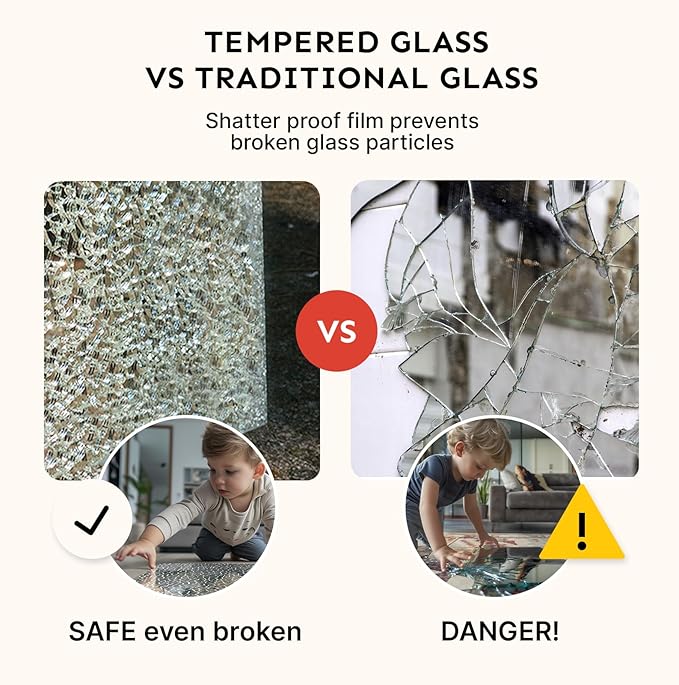 64x24 Frameless Full Length Silver Coating Mirror w/Distortion Free, HD Reflection &Anti Desilvering, Tempered Glass & Shatter Proof Film Doubling Safety, Easy Setup w/Stand, Wall/Standing