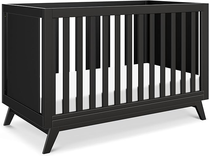 DaVinci Otto 3-in-1 Convertible Crib in Ebony, GREENGUARD Gold Certified