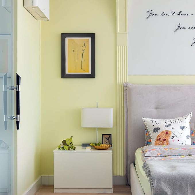 Ruomeng Wall Mirror Rectangle Decorative Mirror 12" x 16" for Entryway, Bedroom, Living Room, Black