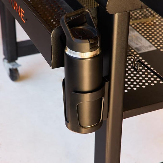 Magnetic Drink Holder Compatible with Traeger Grills and Blackstone Griddles -Will Hold All Kinds of Cups, Tumblers, Coffee Mugs and Bottles - Adheres to Non Heated Metal Portions of Grills