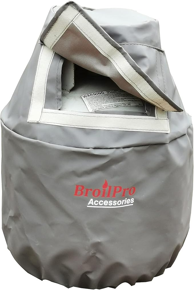 Propane Tank Cover Fits 20-Pound Steel Propane Cylinder - Brown.