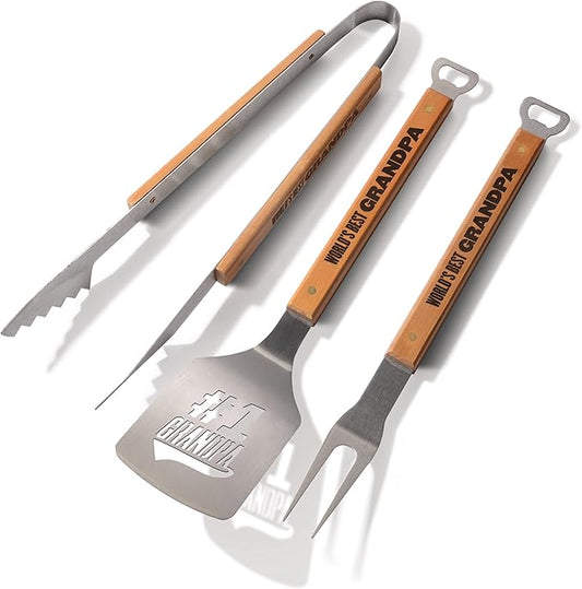 YouTheFan Universal Classic Series 3pc BBQ Grill Set