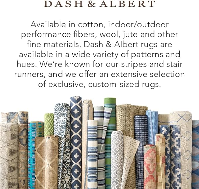 Dash and Albert Melange Diamond Cotton Area Rug - 2' x 3' Blue Diamond Handwoven Accent Rug - Durable, Lightweight, High Traffic Areas Hallway, Bedroom, Stairs