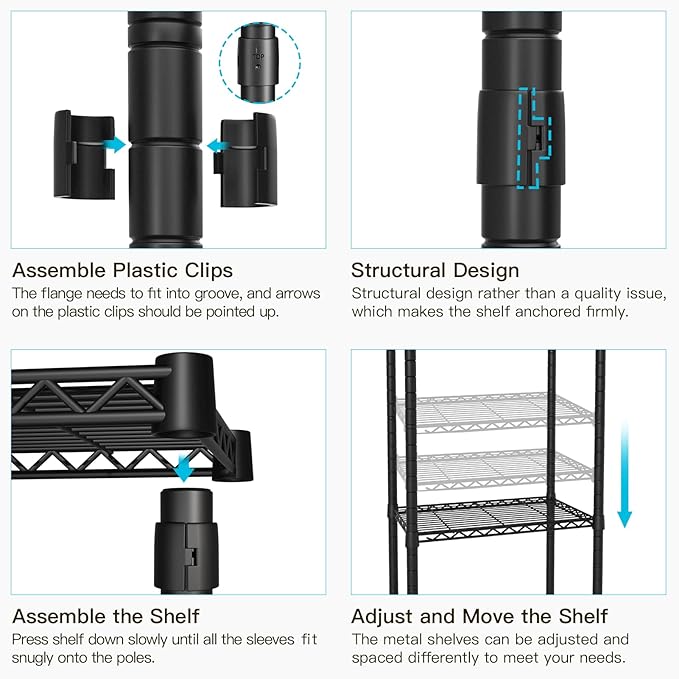 FUTASSI P3 Plus Rolling Clothes Rack, Clothing Racks for Hanging Clothes, Heavy Duty Garment Rack with Wheels, Freestanding Portable Closet Rack 45" W x 14" D x 78.5" H, Max Load 480 LBS, Black