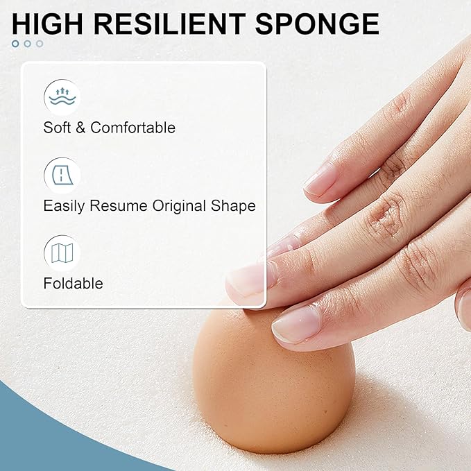 Crestlive Products Chaise Lounge Cushions Outdoor Set of 2, Lounge Chair Cushions for Patio Furniture, Waterproof Lounger Cushions for Pool, Deck, Lawn, 72''L x 21''W x 3''T, Malachite