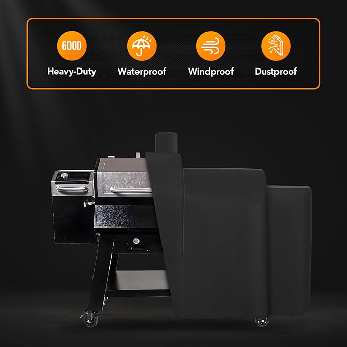 Heavy Duty Replacement Grill Cover Fits for Pit Boss KC Combo Platinum Series Grill with Handles, All Weather Protection Waterproof Cover