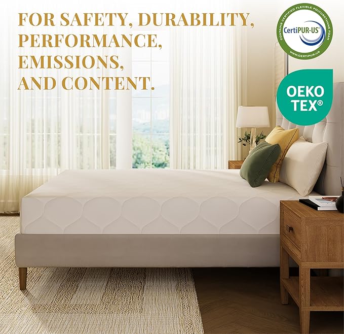 CH CHARME HOUSE 6 Inch Twin Size Memory Foam Mattress in a Box for Kids, Relieve Pressure with Medium Firm Support, Fiberglass Free, CertiPUR-US Certified