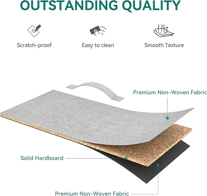 YITAHOME Dresser with 4 Drawers - Fabric Storage Tower, Organizer Unit for Bedroom, Living Room, Hallway, Closets - Sturdy Steel Frame