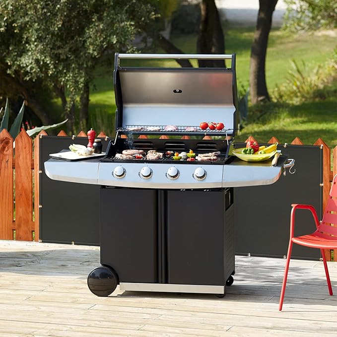 Heat Shield Behind Grill Heat Shield Mat for Wall, Deck Fence, Railing, Grill and Refrigerator, Heavy Duty Fireproof Cover and Screen Protect Deck Railing from Grill, 5'x8'