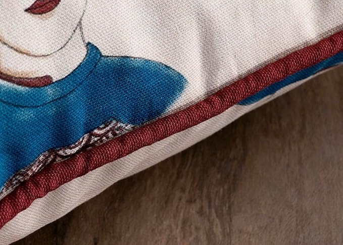 Maison d' Hermine Decorative Pillow Covers 12x20 Inch Rectangle 100% Cotton Throw Pillow Covers with Invisible Zipper Cushion Case for Living Room Couch, Chair, Sofas, Bedroom, Home (Pupeo People)