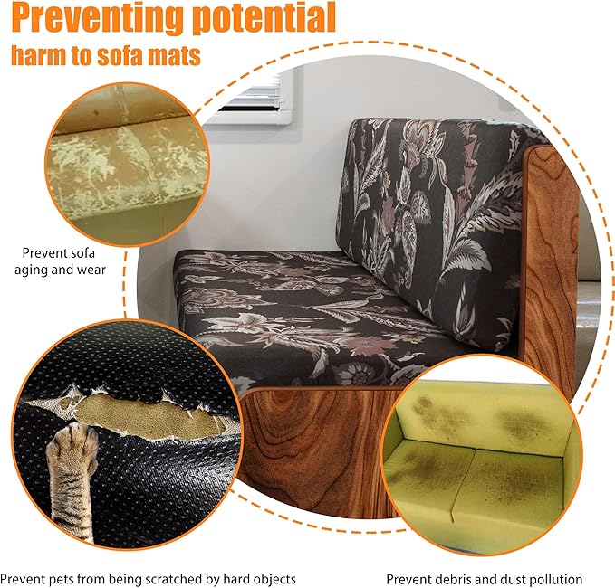 Rv Dinette Cushion Covers,Printing Stretchable Camper Cushion Cover,RV Cushion Slipcover,Rv Couch Cover Replacement for RV Camper Car Bench,2 Backrest Covers and 2 Bench Covers (Grayish Brown)