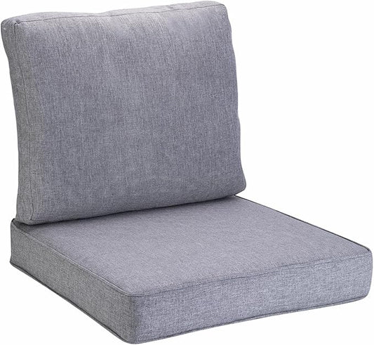 JMGBird Patio Chair Cushion Set, Outdoor Seat Cushion 24"x24" Patio Cushions for Outdoor Furniture